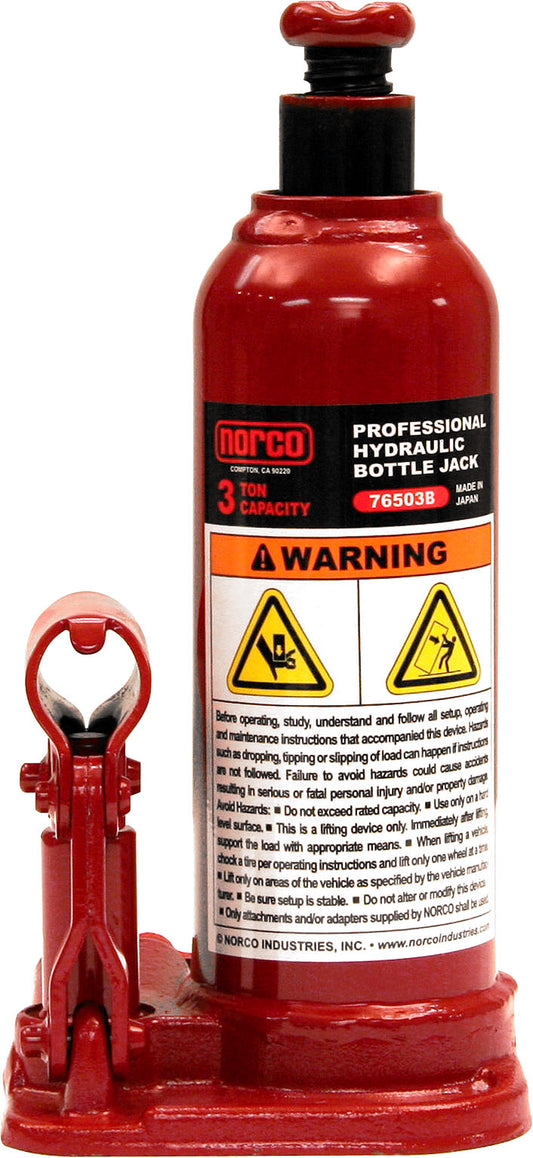 76503B - NORCO 3 Ton Capacity Bottle Jack