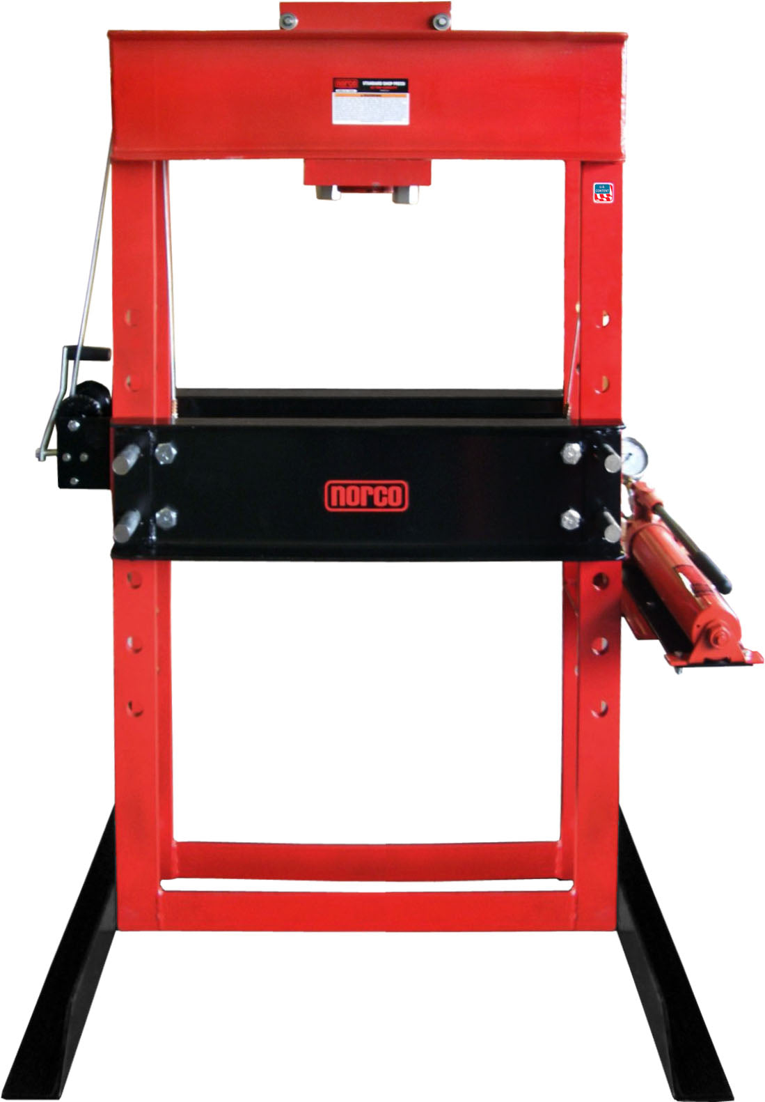78055A - Norco 50-Ton Shop Press with Hand Pump