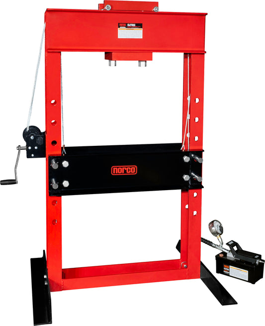 Norco 50-Ton Shop Press with Air/Hydraulic Pump 78057A