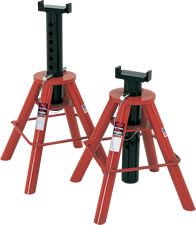 81208 - Norco - 10 Ton Capacity Jack Stands -Short Height  (Pair)